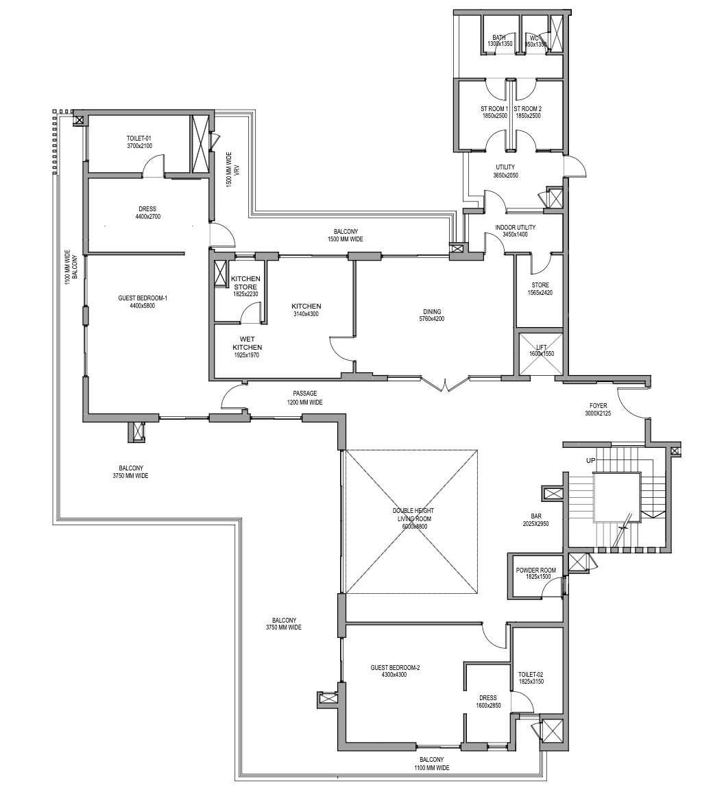 Skyvilla 2 (Level 1) Tower 2/4